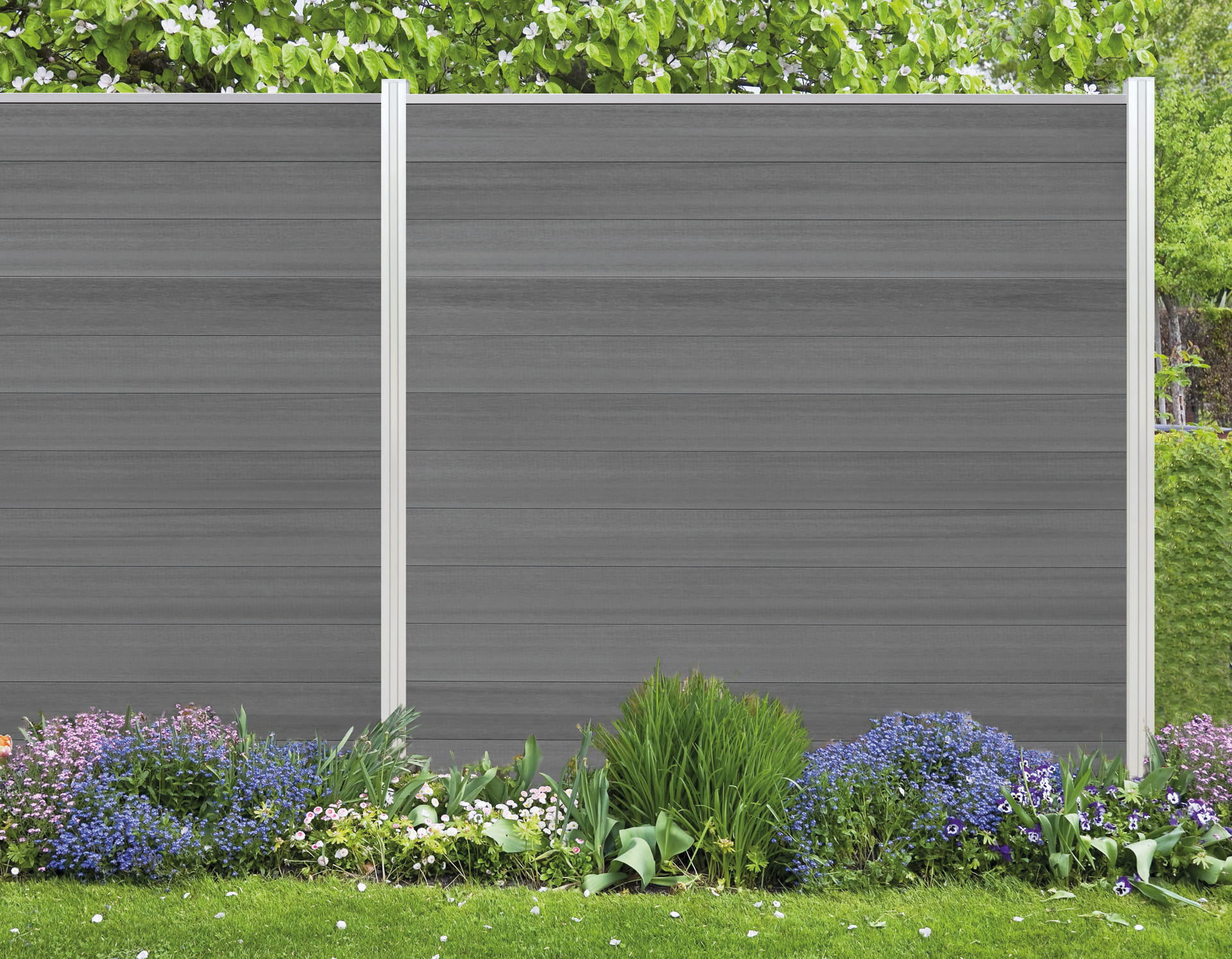 WPC-Systemzaun Cora Line =NIE WIEDER STREICHEN= WPC-Systemzaun Cora Line =NIE WIEDER STREICHEN=